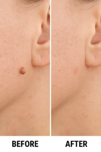 Skin tags removal Southall before and after