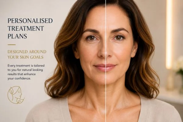 Before and after results of Collagen Lift Therapy Southall